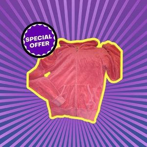 Juicy Couture Barbie pink hoodie size medium great used condition